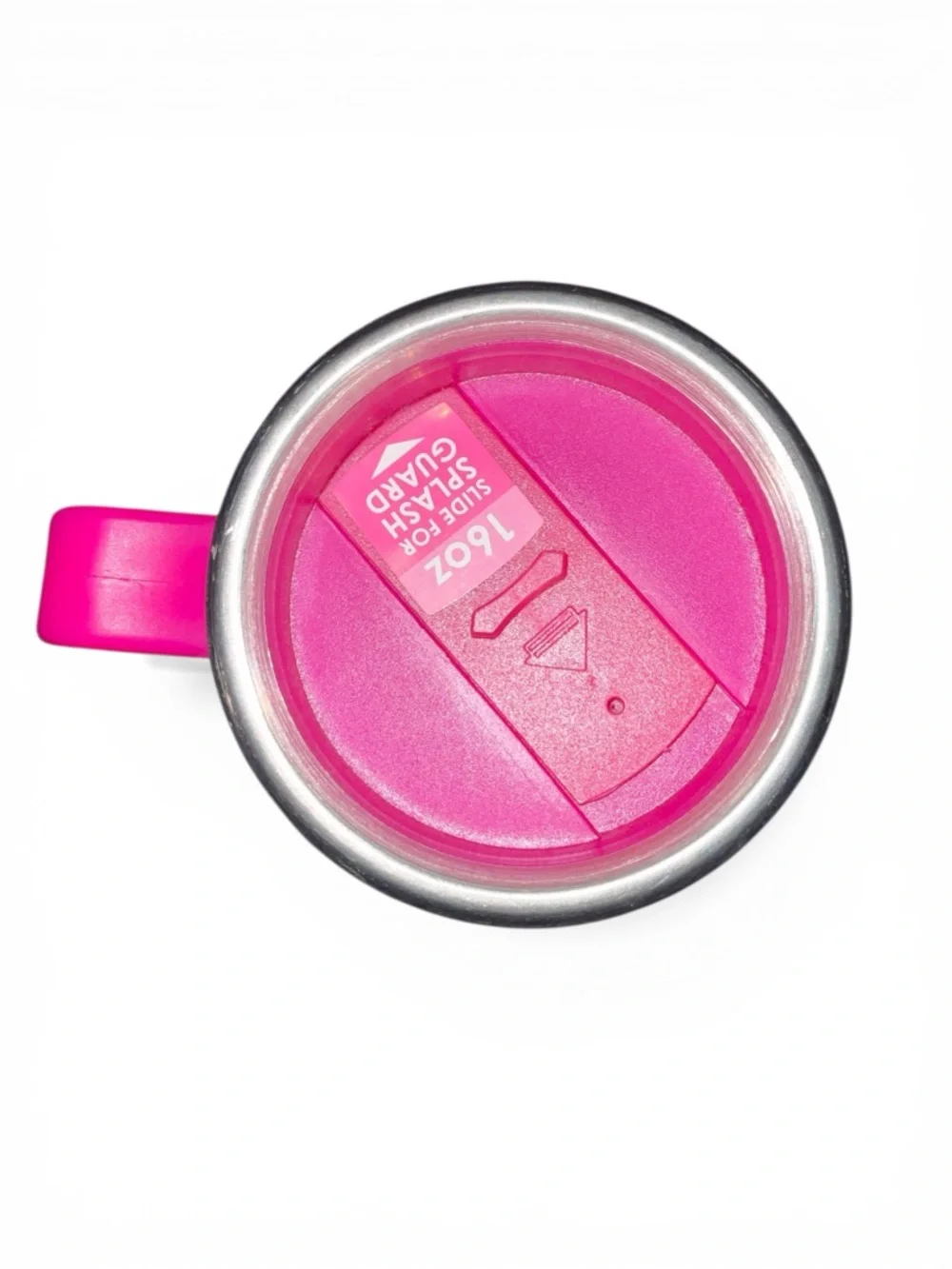Pink Camo Breast Cancer Awareness Thermal Travel Mug 16 oz w/Handle